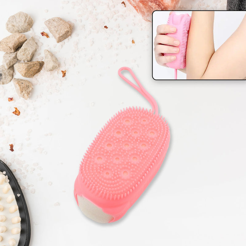 Silicone Bath Brush – Dual-Sided Body Scrubber