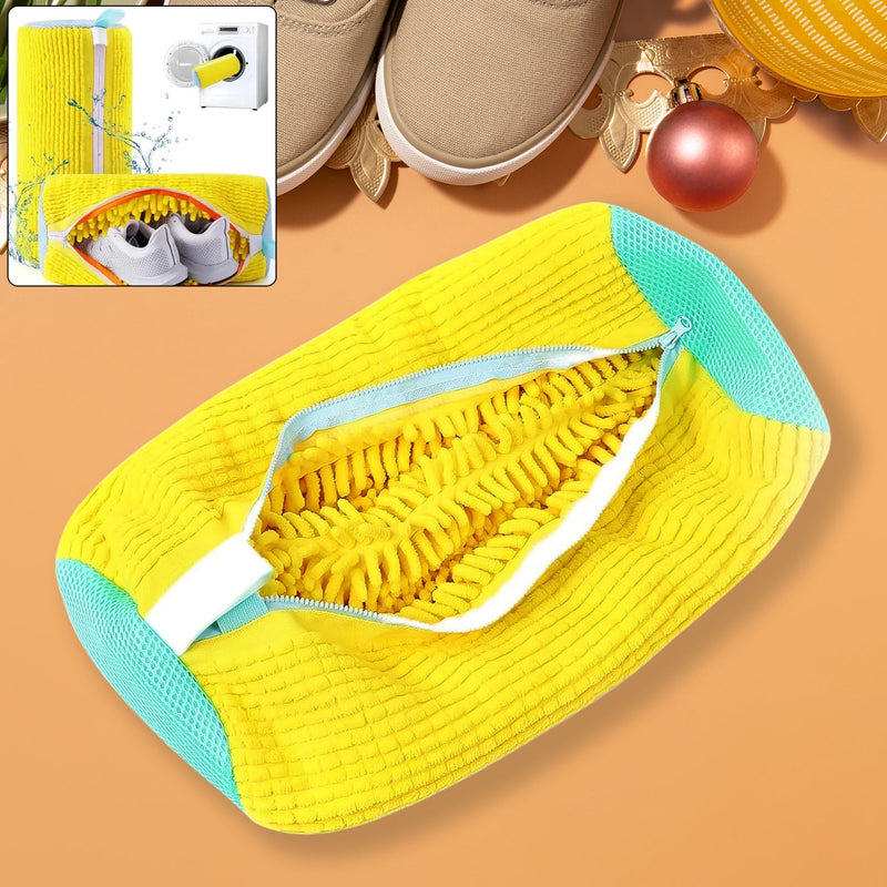 Shoe Washing Machine Bag – Microfiber Lining with Zipper