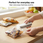 Mini bag sealer shown alongside other sealing tools.
