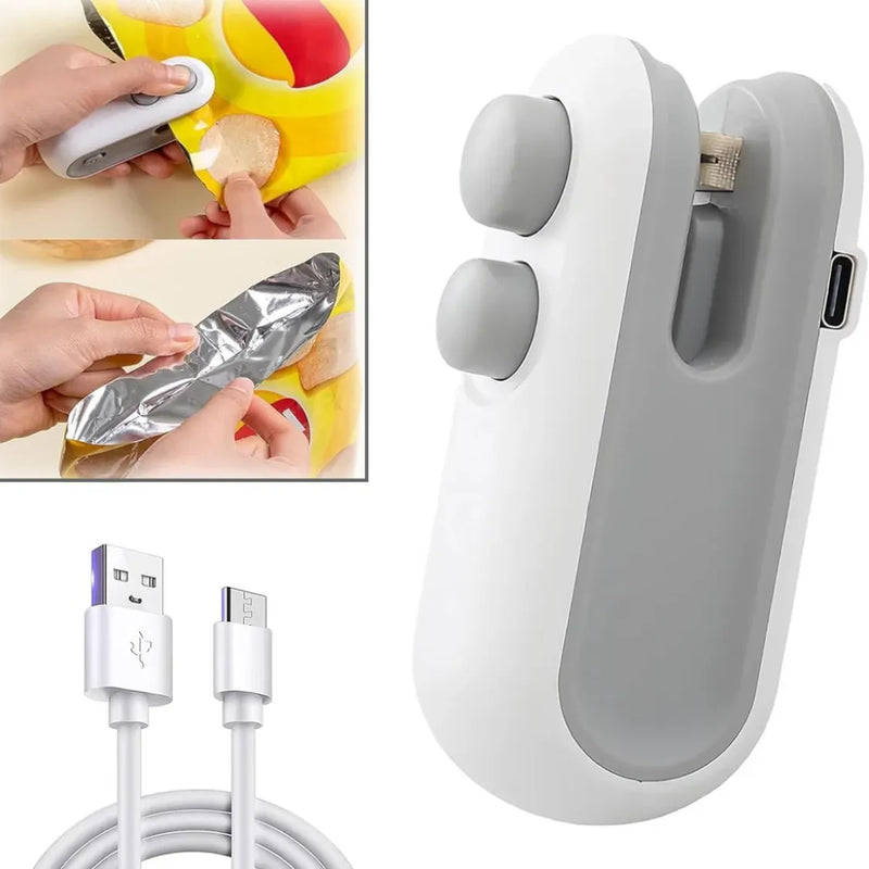 Mini Bag Sealer – 2-in-1 Portable Sealer & Cutter