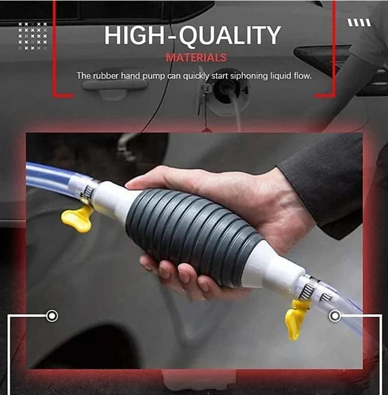 Fuel Transfer Pump – Portable Manual Siphon Kit