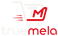 TrueMela logo (light version for dark backgrounds)